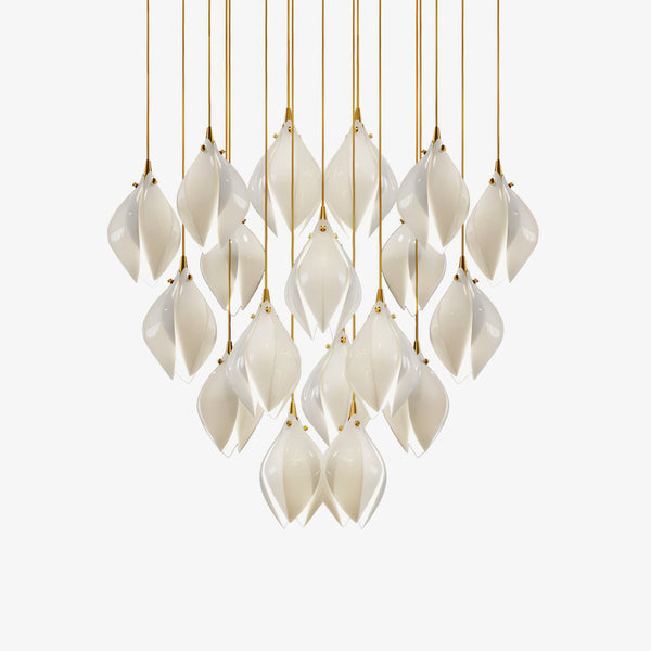 Ceramic Flower Pendant Light