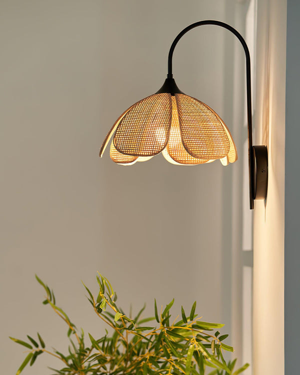bloom-rattan-wall-lamp