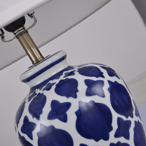 Blue And White Hope Table Lamp