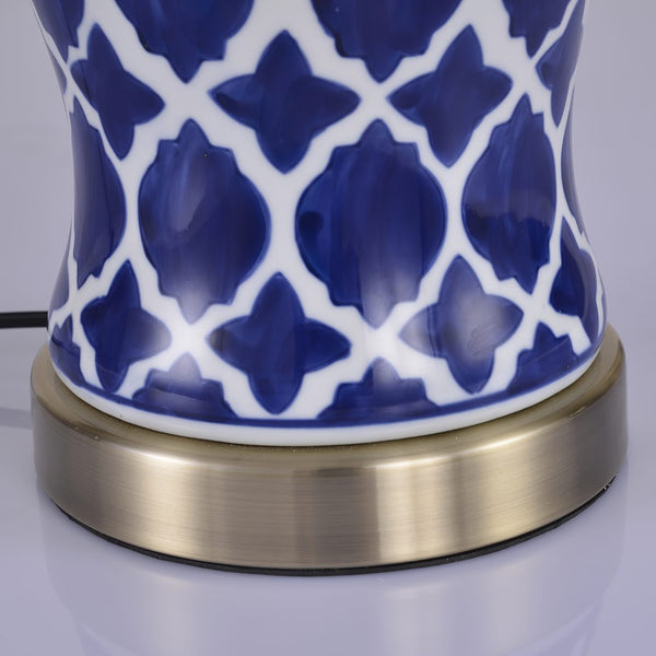 Blue And White Hope Table Lamp