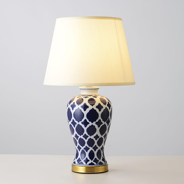 Blue And White Hope Table Lamp
