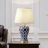 Blue And White Hope Table Lamp