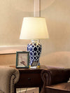 Blue And White Hope Table Lamp