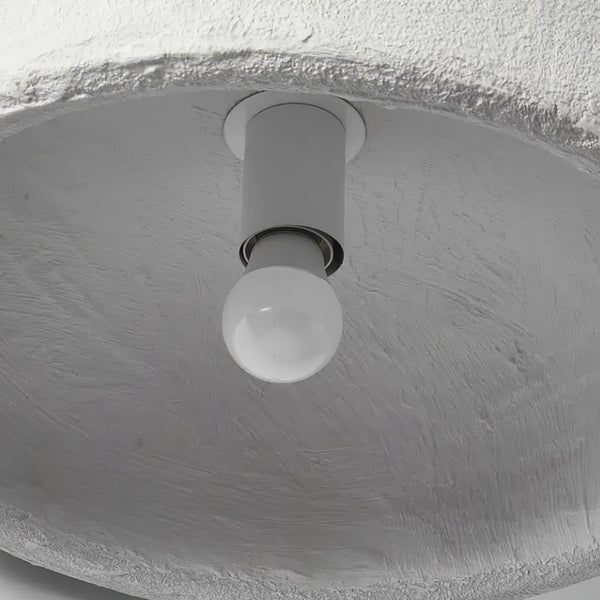 White Bottle Cap Pendant Light, Modern Minimalist Hanging Lamp for Kitchen Island and Dining Room