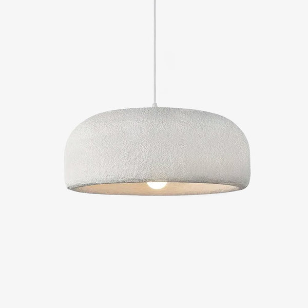 White Bottle Cap Pendant Light, Modern Minimalist Hanging Lamp for Kitchen Island and Dining Room