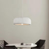 White Bottle Cap Pendant Light, Modern Minimalist Hanging Lamp for Kitchen Island and Dining Room