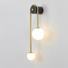 Brass Arc Wall Light