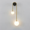 Brass Arc Wall Light