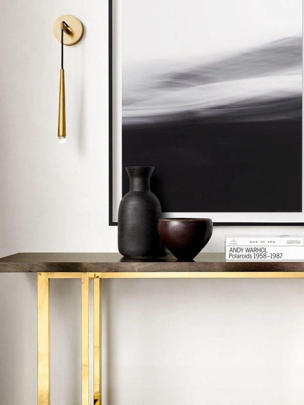 brass-cone-wall-lamp