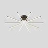Brass Starbursts Ceiling Lamp