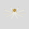 Brass Starbursts Ceiling Lamp