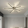 Brass Starbursts Ceiling Lamp