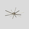 Brass Starbursts Ceiling Lamp