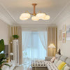 Brass Wooden Persimmon Ceiling Lamp
