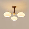 Brass Wooden Persimmon Ceiling Lamp