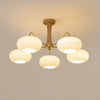 Brass Wooden Persimmon Ceiling Lamp