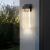 Rectangular Bubble Crystal Outdoor Wall Lamp Li002108