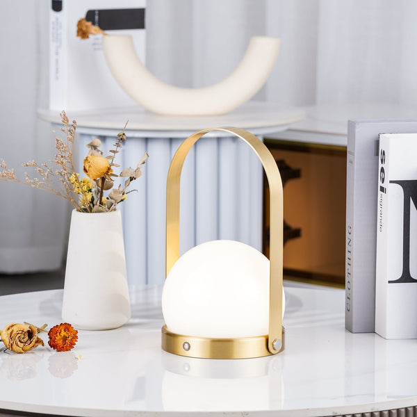 Carrie Built In Battery Table Lamp