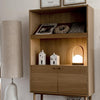 Carrie Built In Battery Table Lamp