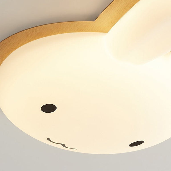 Cartoon White Rabbit Ceiling Lamp