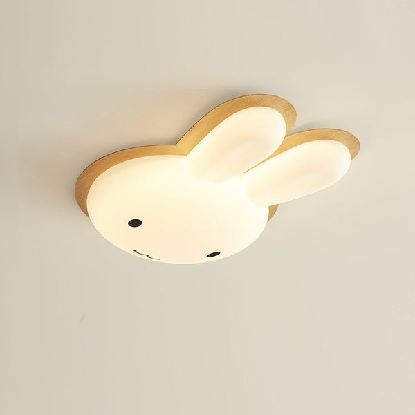 Cartoon White Rabbit Ceiling Lamp