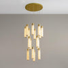 Celestial Alabaster Cascade Chandelier