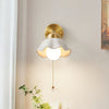 Ceramic Flower Wall Lamp