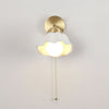Ceramic Flower Wall Lamp