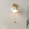 Ceramic Flower Wall Lamp