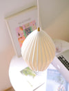 Ceramic Ribbed Pendant Light