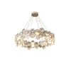 Chrome Round Crystal Chandelier