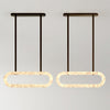 Circle Alabaster Chandelier