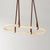 Circle Alabaster Chandelier