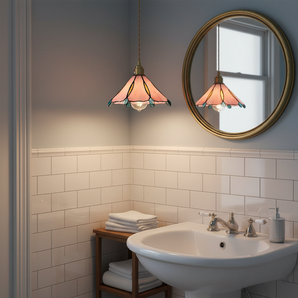 colorful-stained-glass-pendant-light
