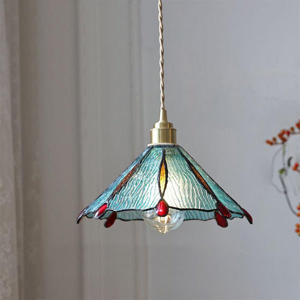 colorful-stained-glass-pendant-light