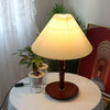 Cone_Pleated_Fabric_Table_Lamp