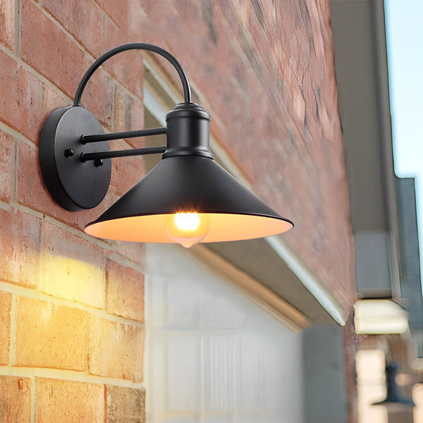 Conical Industrial Style Outdoor Wall Lamp Ha076375