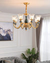 Court Ceramic Copper Chandelier