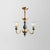 Court Ceramic Copper Chandelier