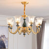 Court Ceramic Copper Chandelier