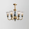 Court Ceramic Copper Chandelier