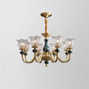 Court Ceramic Copper Chandelier