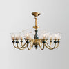 Court Ceramic Copper Chandelier