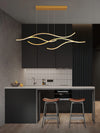 Crossing Waves LED Chandelier