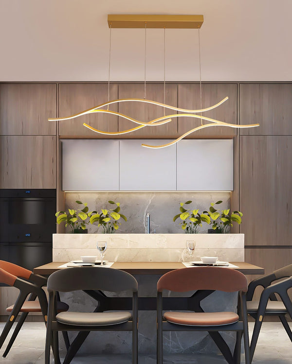 Crossing Waves LED Chandelier