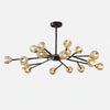Crystal Ball Round Cluster Chandelier