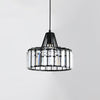 Crystal Drum Pendant Lamp
