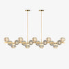 Crystal Glass Ball Chandelier