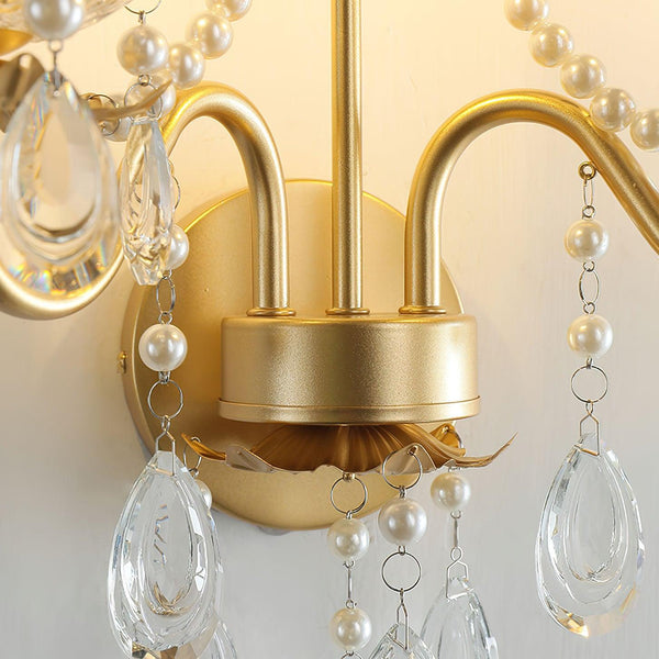 Crystal Pearl Wall Lamp