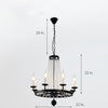 Empire Wagon Wheel Chandelier 8 10 12 Candle Lights 20 Adjustable Chain Crystal Accents